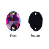 Vitrail Medium Oval Shape High Quality Glass Sew-on Rhinestones WholesaleRhinestone